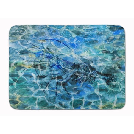 Carolines Treasures Shrimp Under Water Machine Washable Memory Foam Mat BB5359RUG